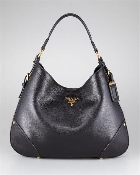 prada shopper vitello|Prada hobo bag.